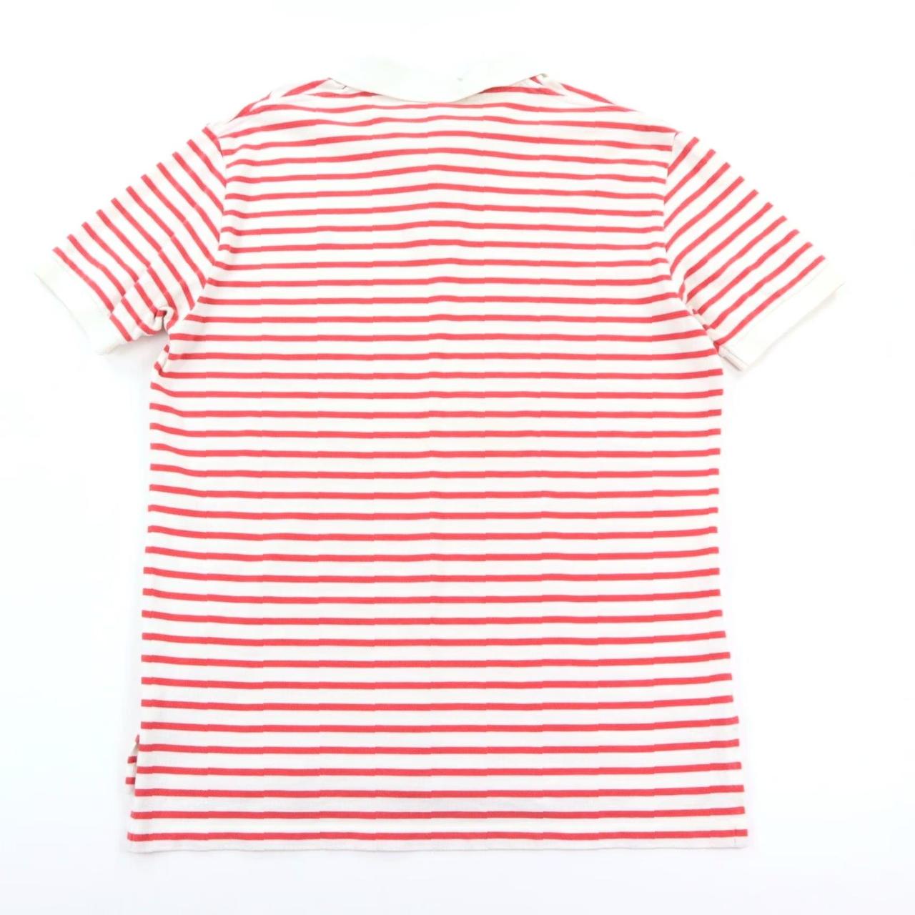 Vintage Men's Polo shirt - Pink/White - L – VINTA… - image 8