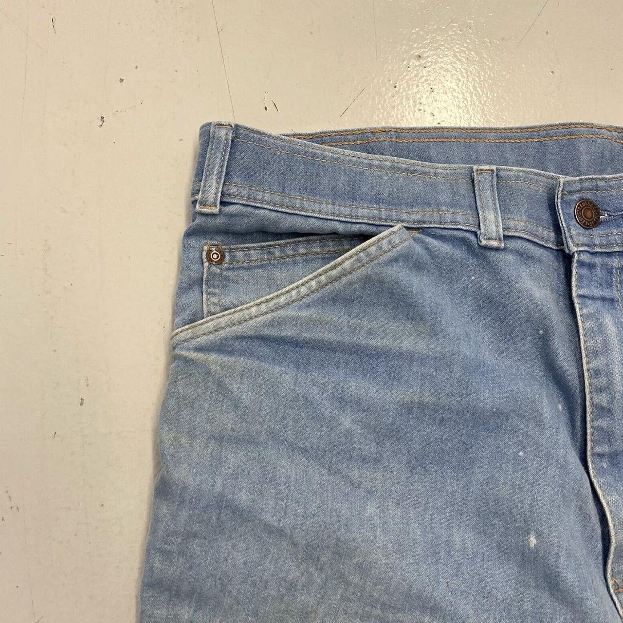 Vintage Men's Bootcut Jeans - Orange/Blue - 36" –… - image 3