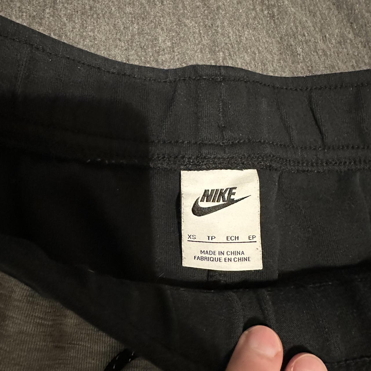 Nike Tech Fleece joggers Grey/Black Size XS. Very... Depop
