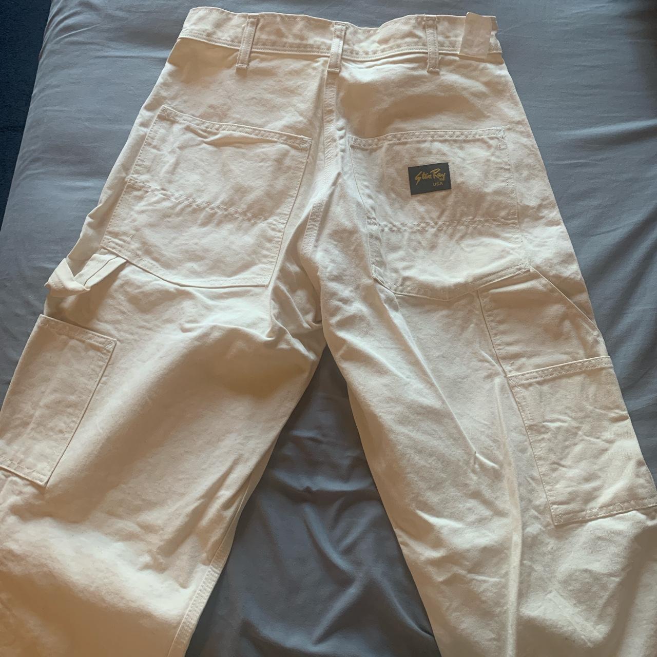 Stan Ray Men's Cream and White Jeans (2)
