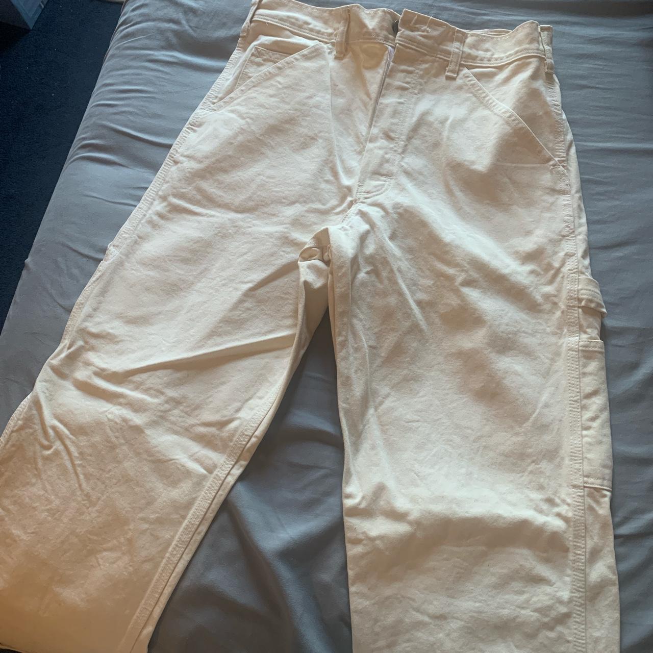 Stan Ray Men's Cream and White Jeans