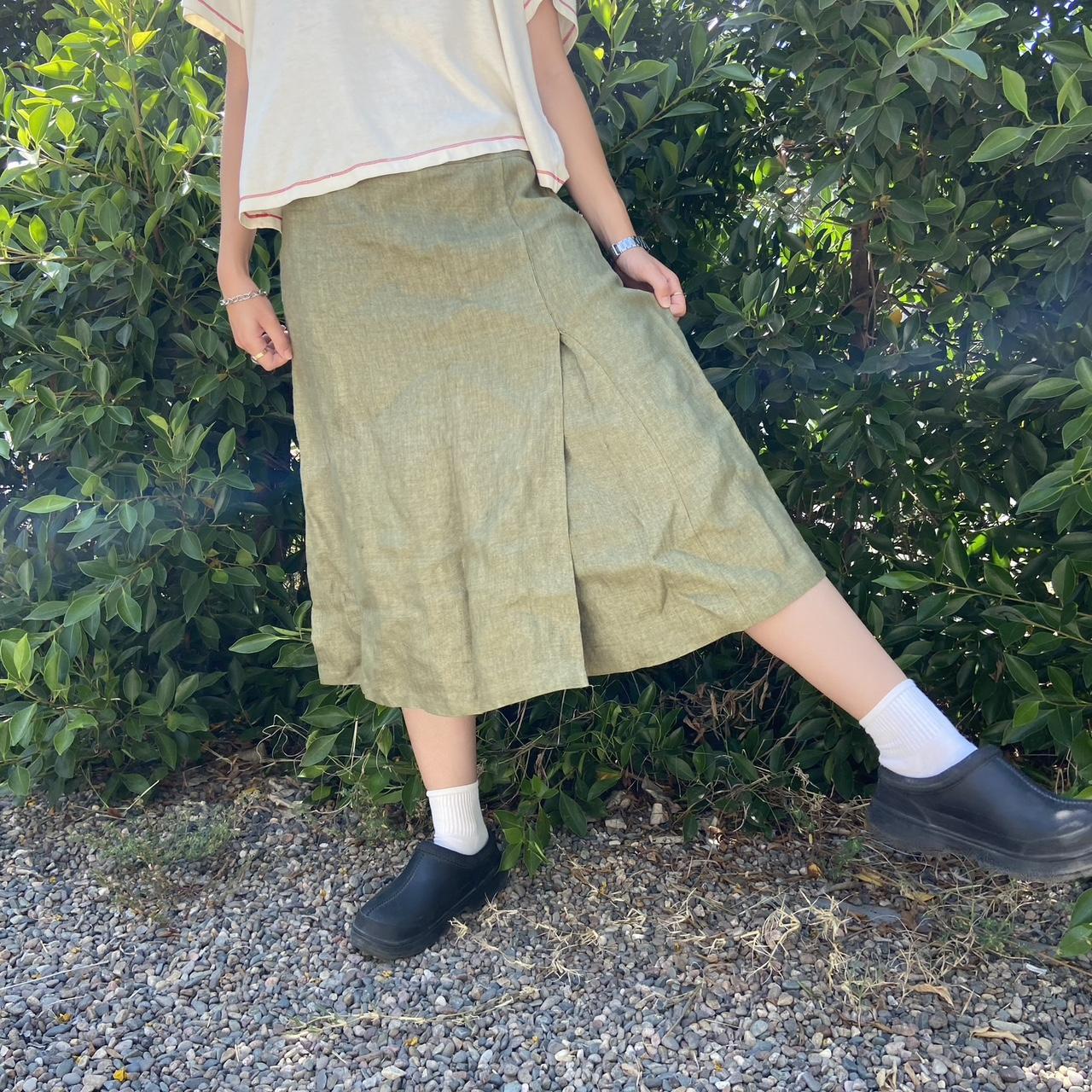 Italian on sale linen skirt