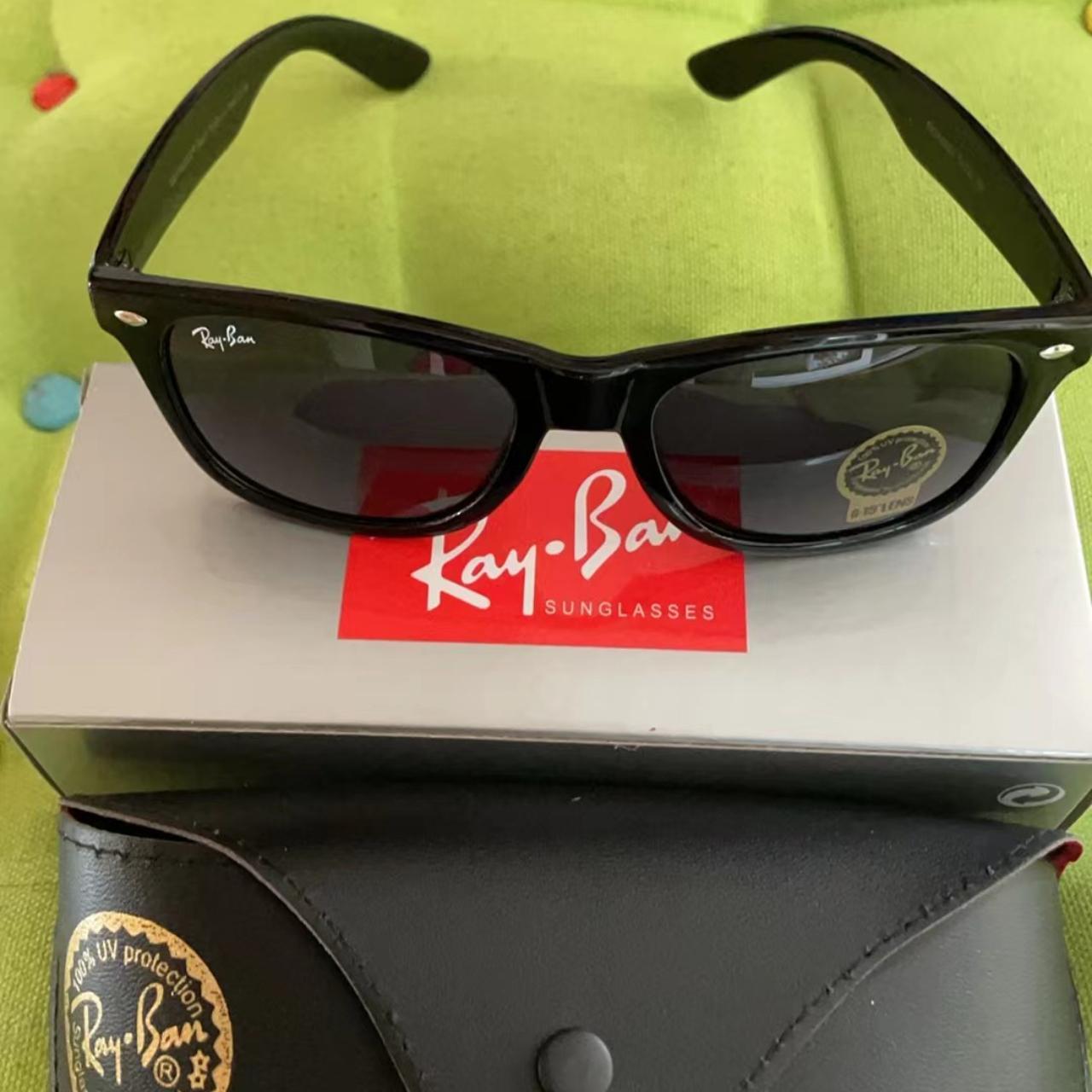 Women Classic Ray-Ban rb2140 Wayfarer Disney Mickey... - Depop