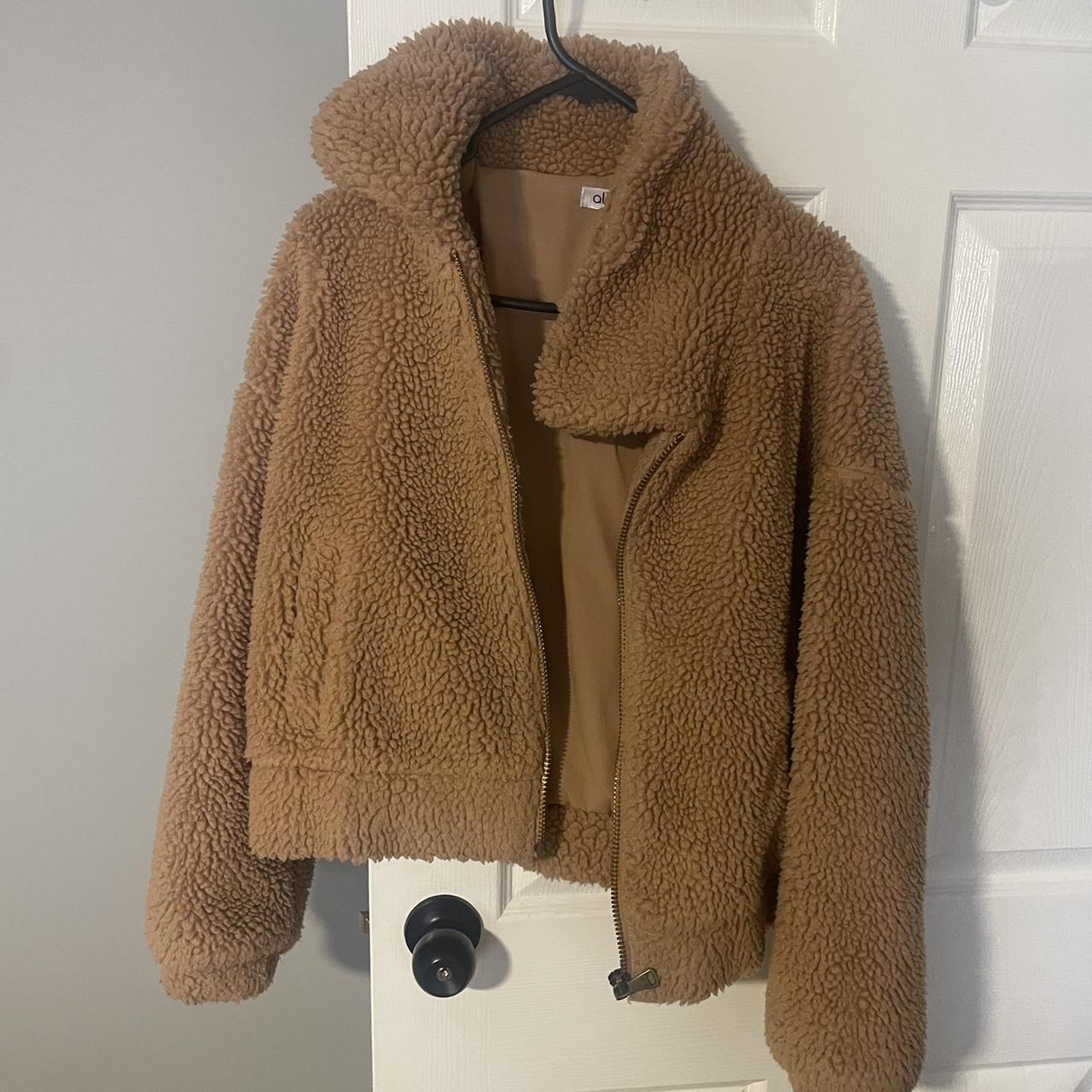 Ally Teddy Jacket Great condition Size S Has pockets Depop