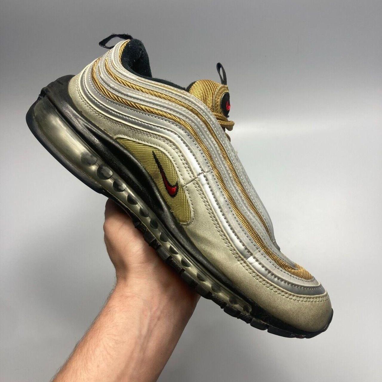 UK Size 7 Nike Air Max 97 Metallic Gold 2018. Depop