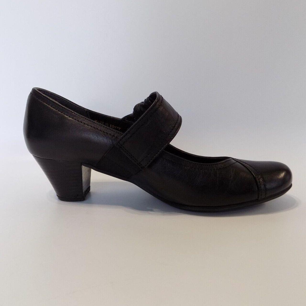 sophia leather heeled mary jane shoes