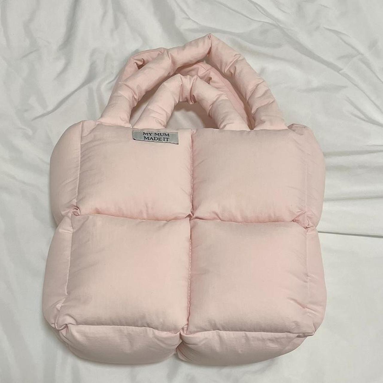 MyMumMadeIt Pink Puffer Tote Bag MESSAGE BEFORE... - Depop