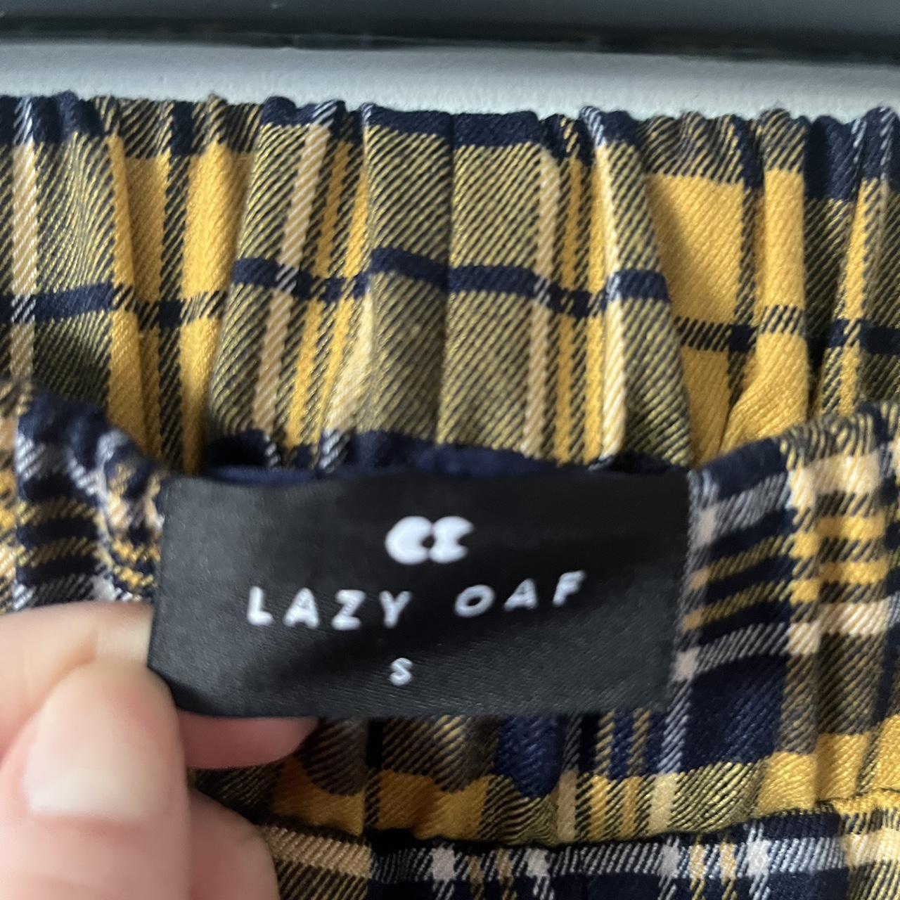 Otrain Mens Plaid Pants Zara Blue Red Calvin Klein Pants Men's - Main Image