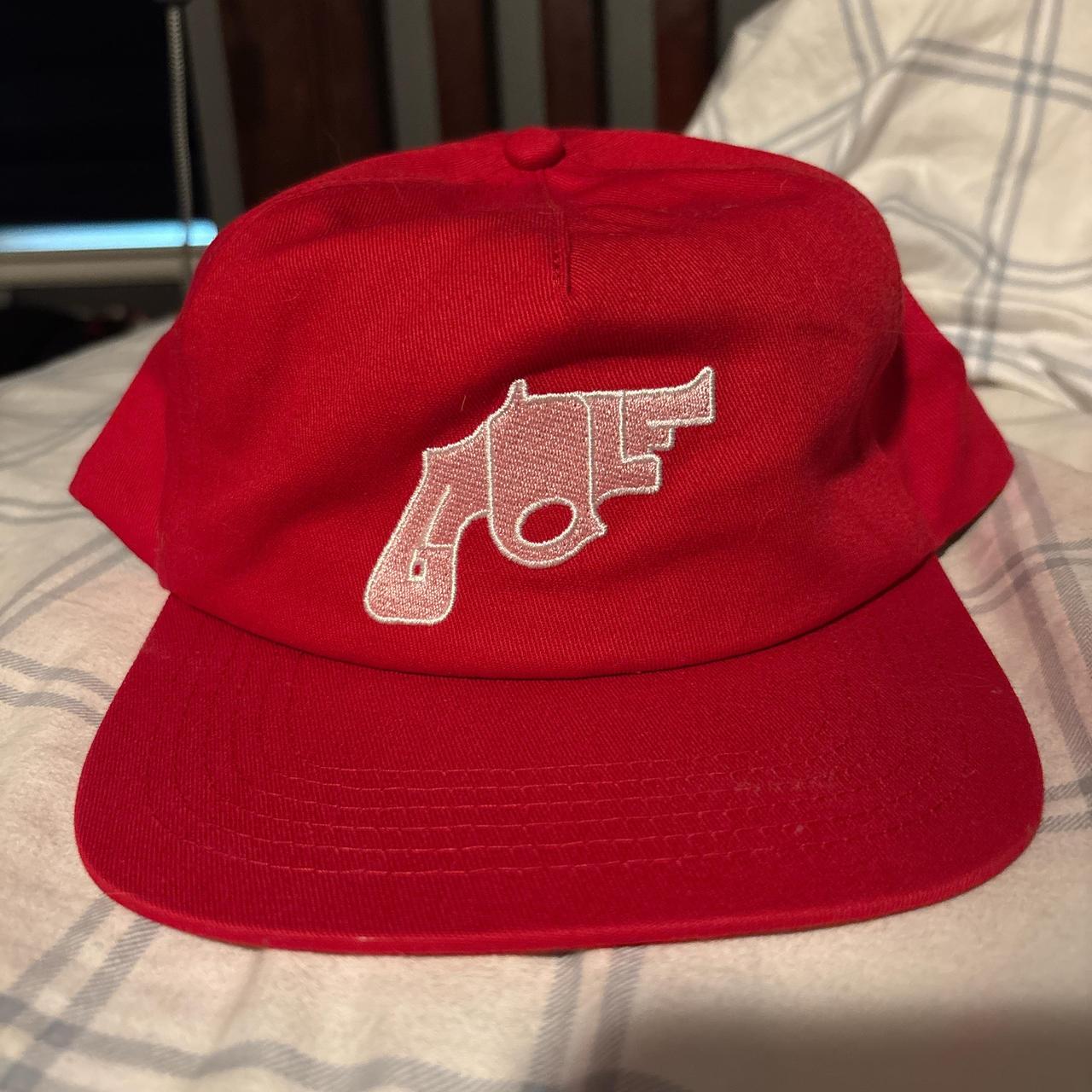 GOLF WANG 赤タグ ピンクキャップ Pink golf-wang-hat - Depop