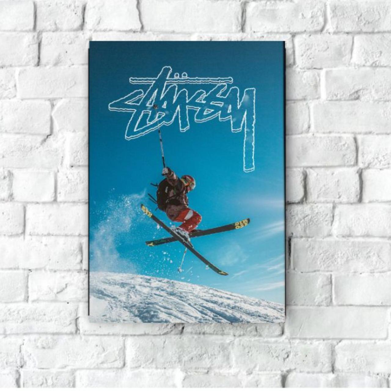 Poster Stussy Skiing #stussy #poster #skiing | Depop
