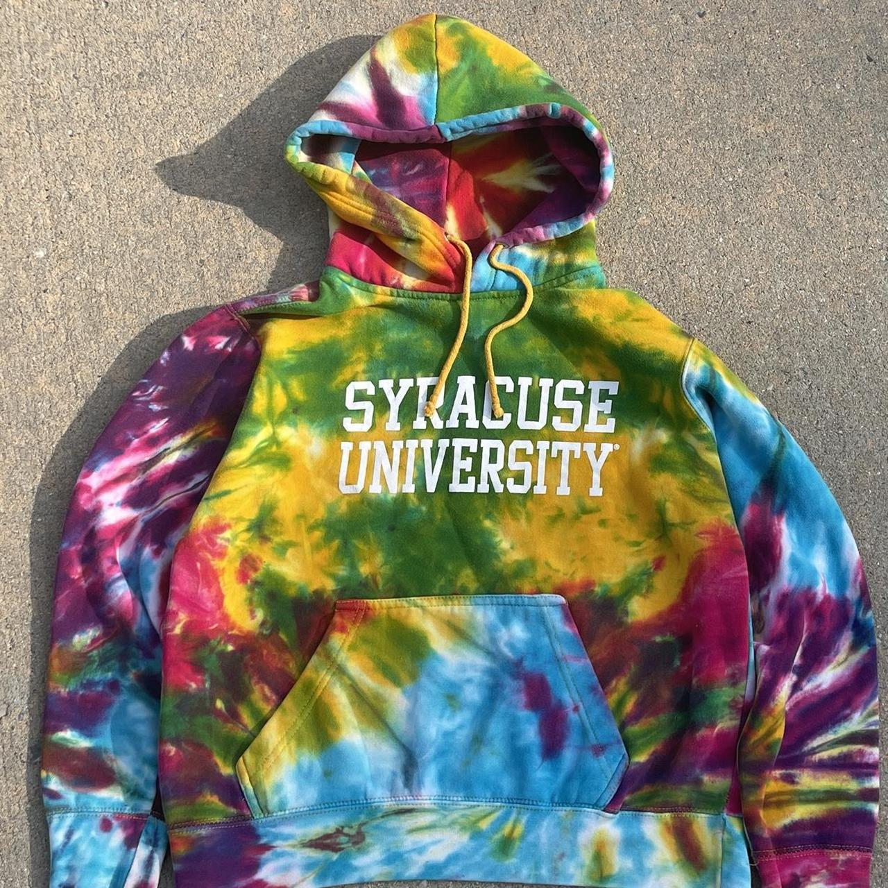 Syracuse University tie dye hoodie