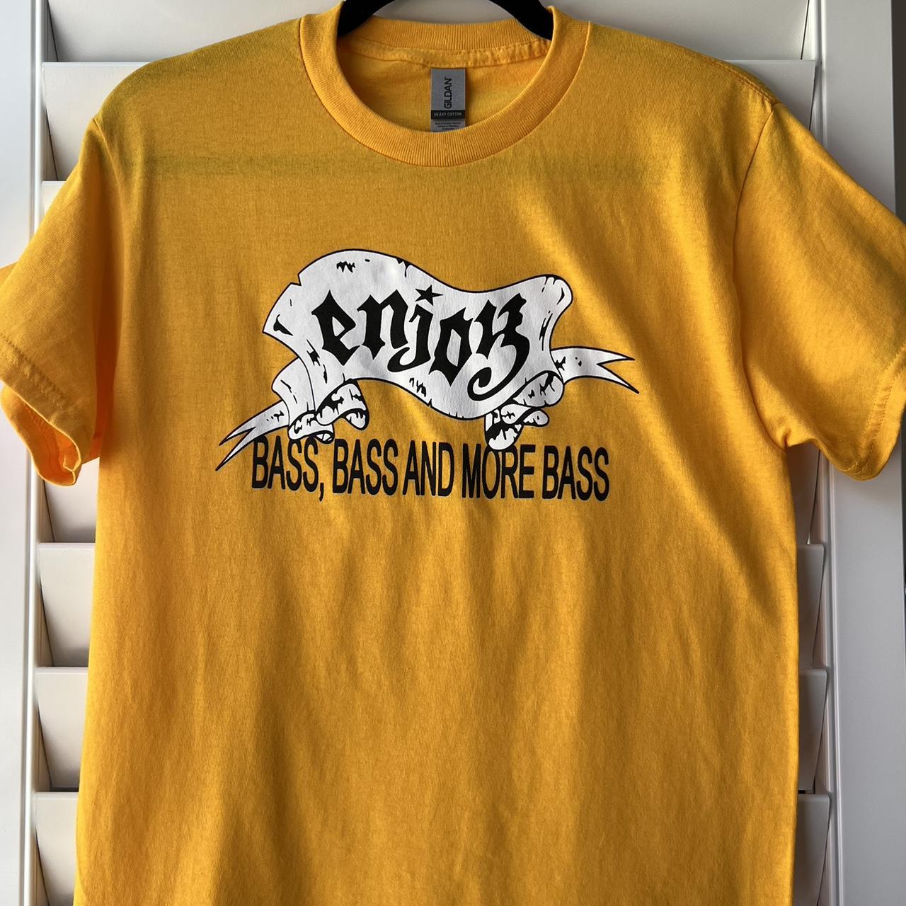 Reel Legends Shirt Men Large Yellow Graphic Bass - Depop