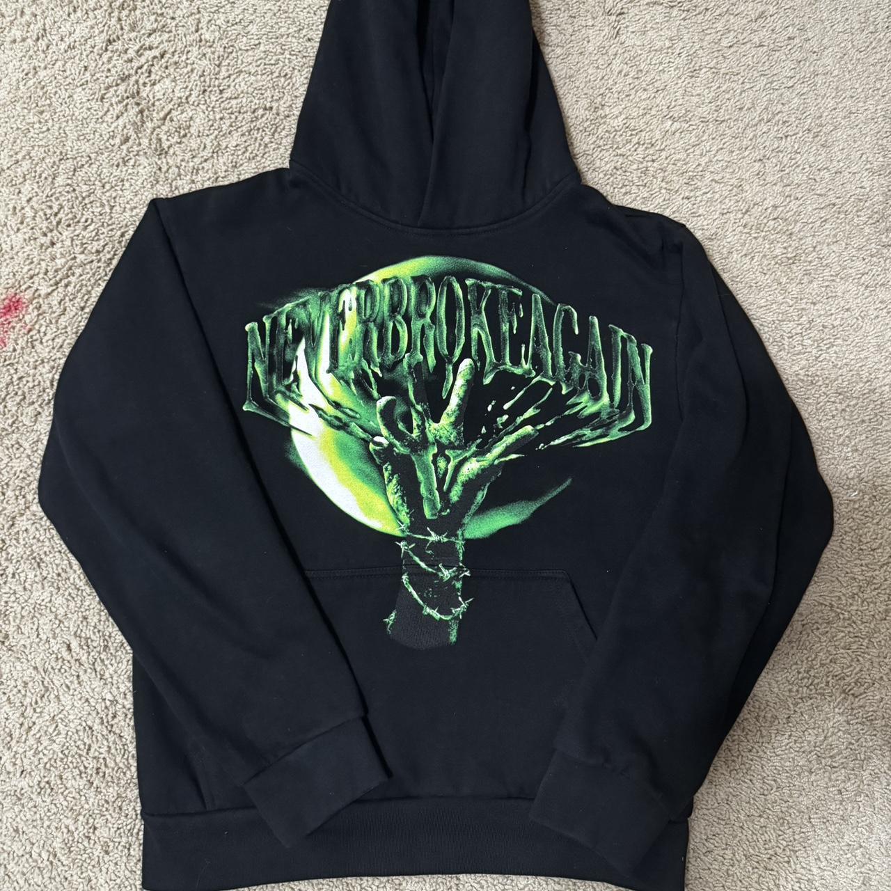 Yb Vlone Hoodie Vlone X Never Broke Again Eyes Hoodie Black Men's