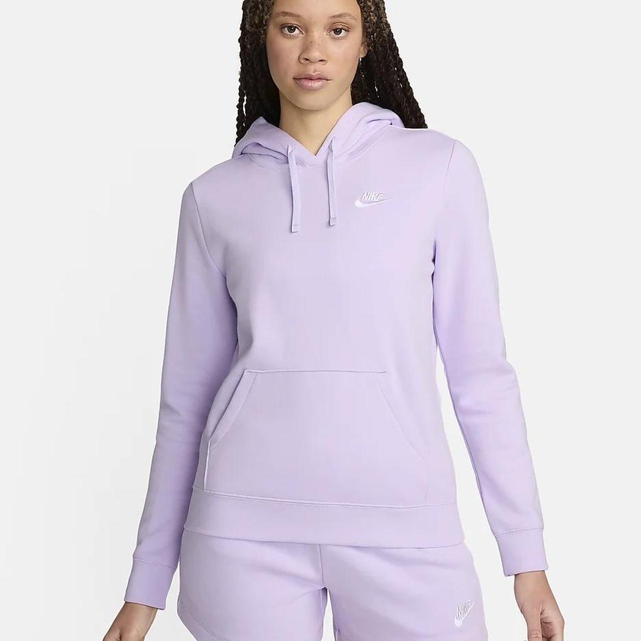 nike women's lilac hoodie
