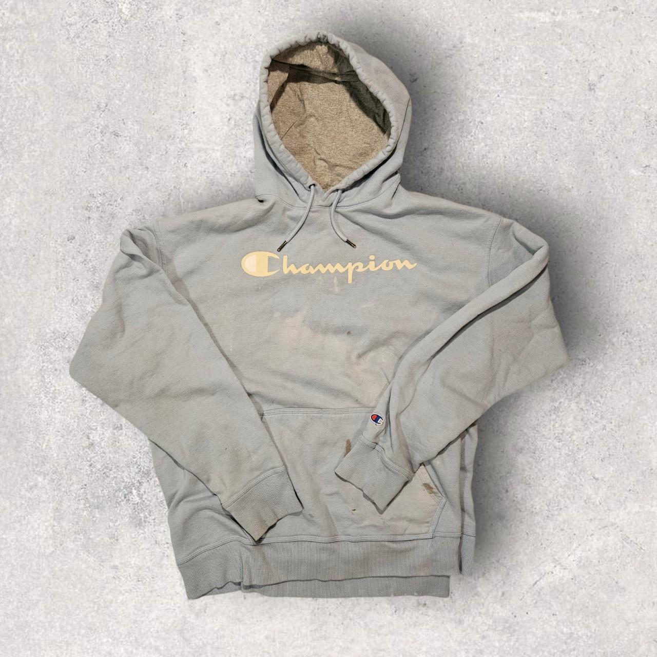 Champion distressed hoodie online