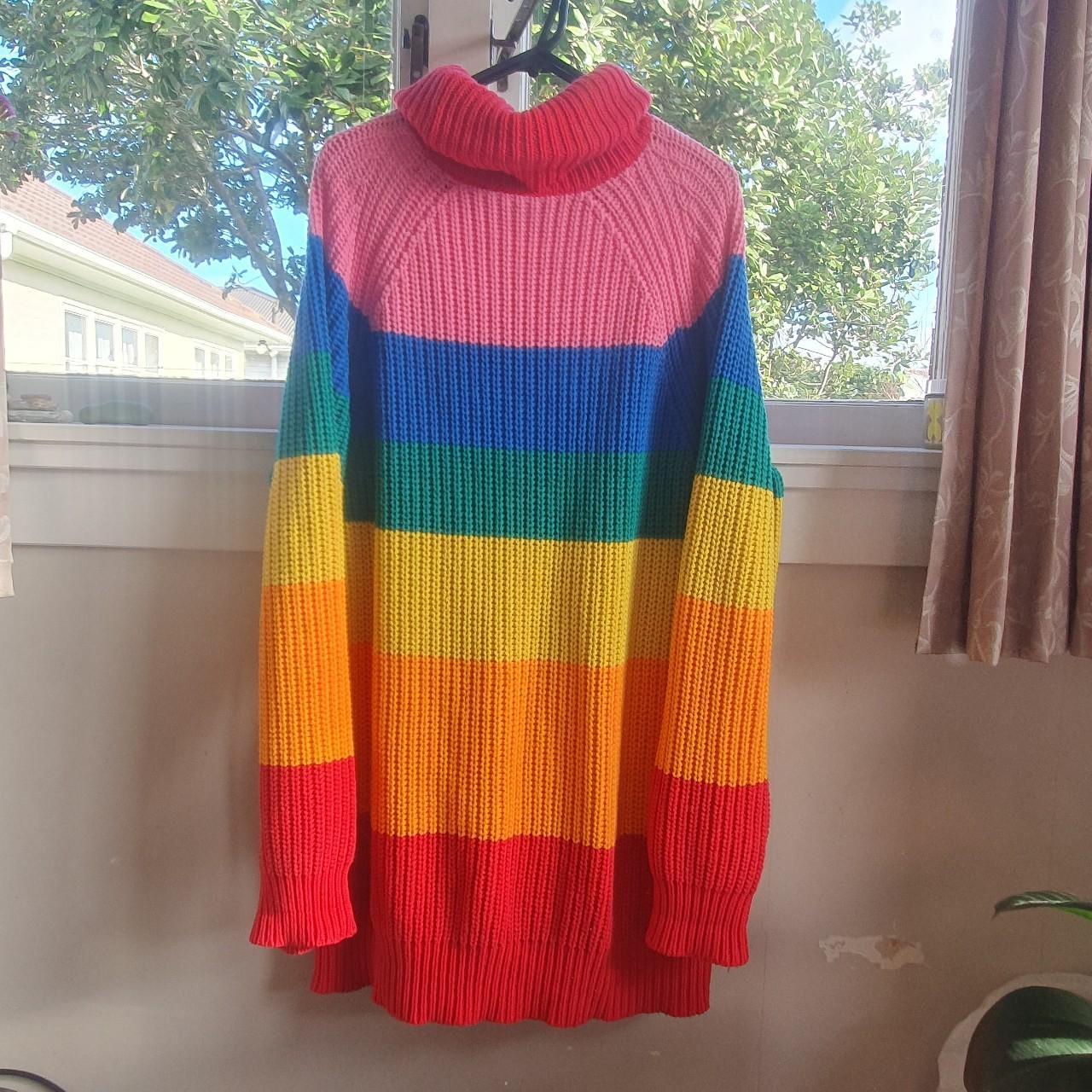 Lazy oaf rainbow jumper best sale