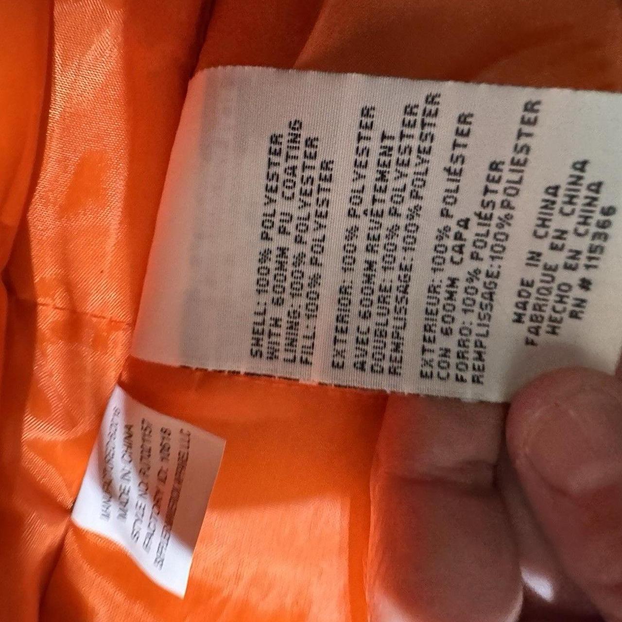 Source Unknown Women's Puffer - Black/Orange - XL… - image 7