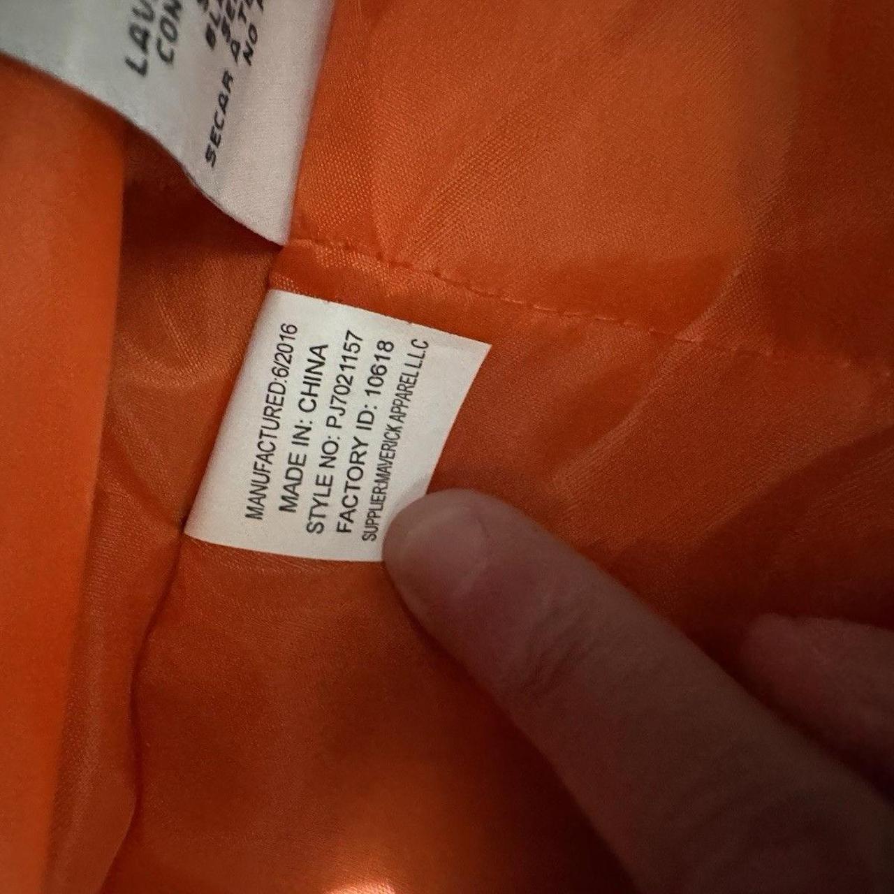 Source Unknown Women's Puffer - Black/Orange - XL… - image 8