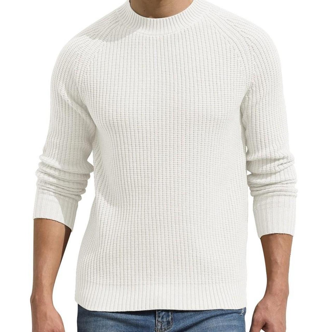 Hisir Mens Jumpers Tops Winter Wool Knit Crew Neck