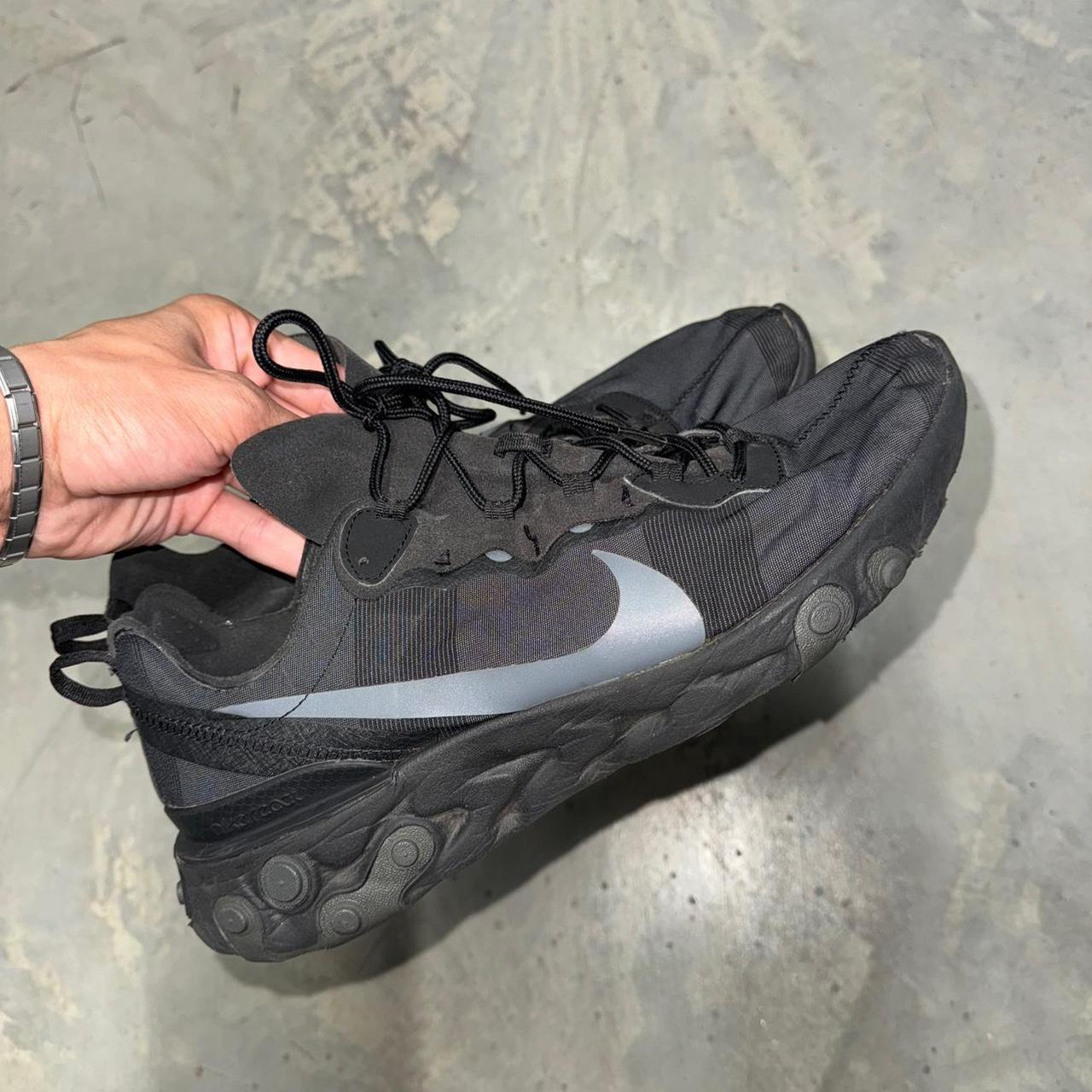 mens grey nike react