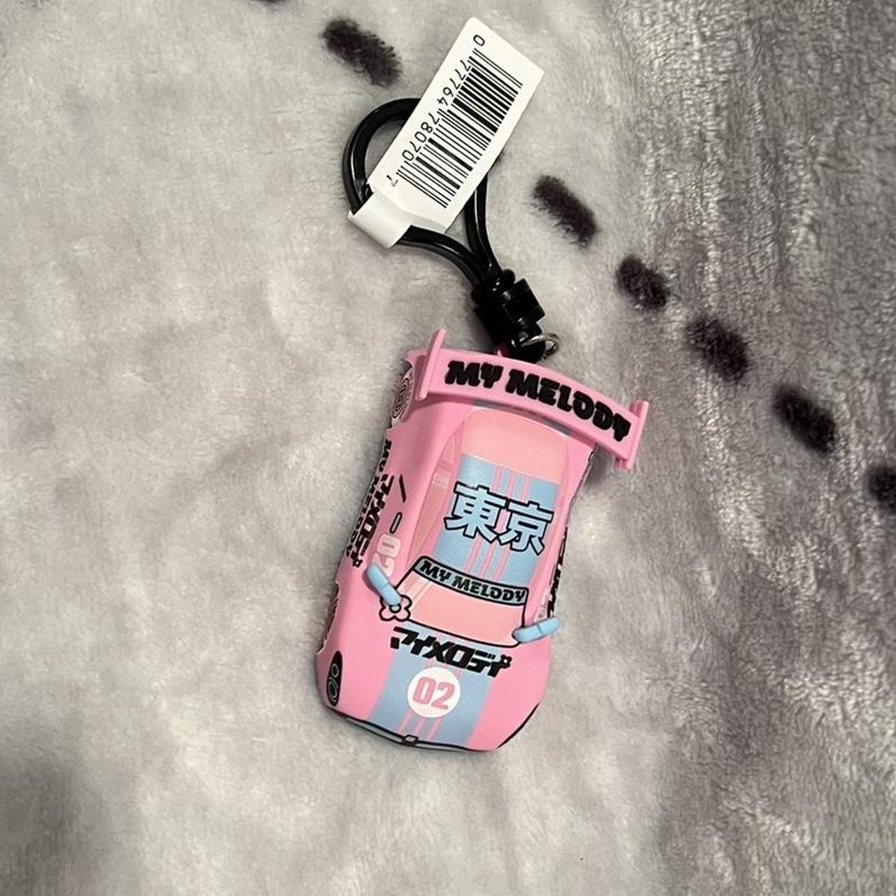 Sanrio My Melody Race Car Tokyo Speed Bag Clip New... - Depop