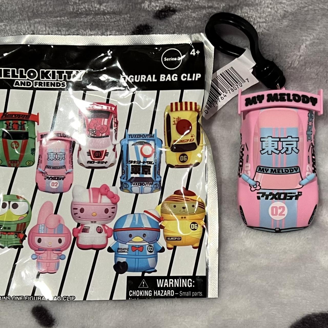 Sanrio My Melody Race Car Tokyo Speed Bag Clip New... - Depop