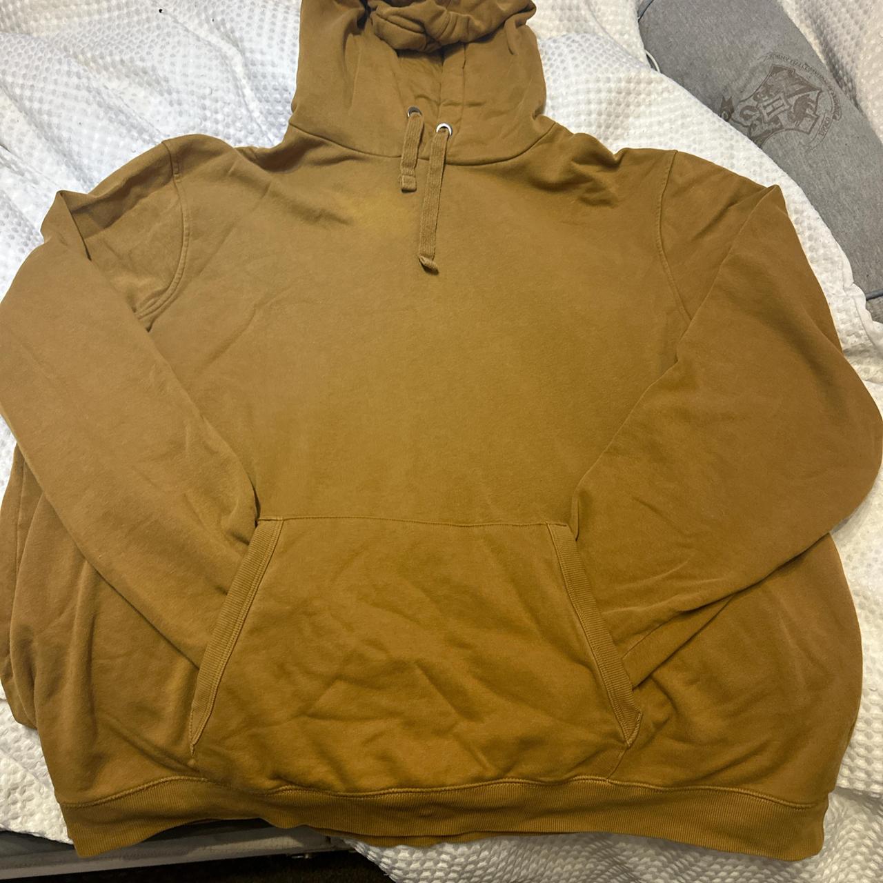 Zipper Sainsburys Mens Hoodies Mustard, Yellow Sainsbury's, Men's