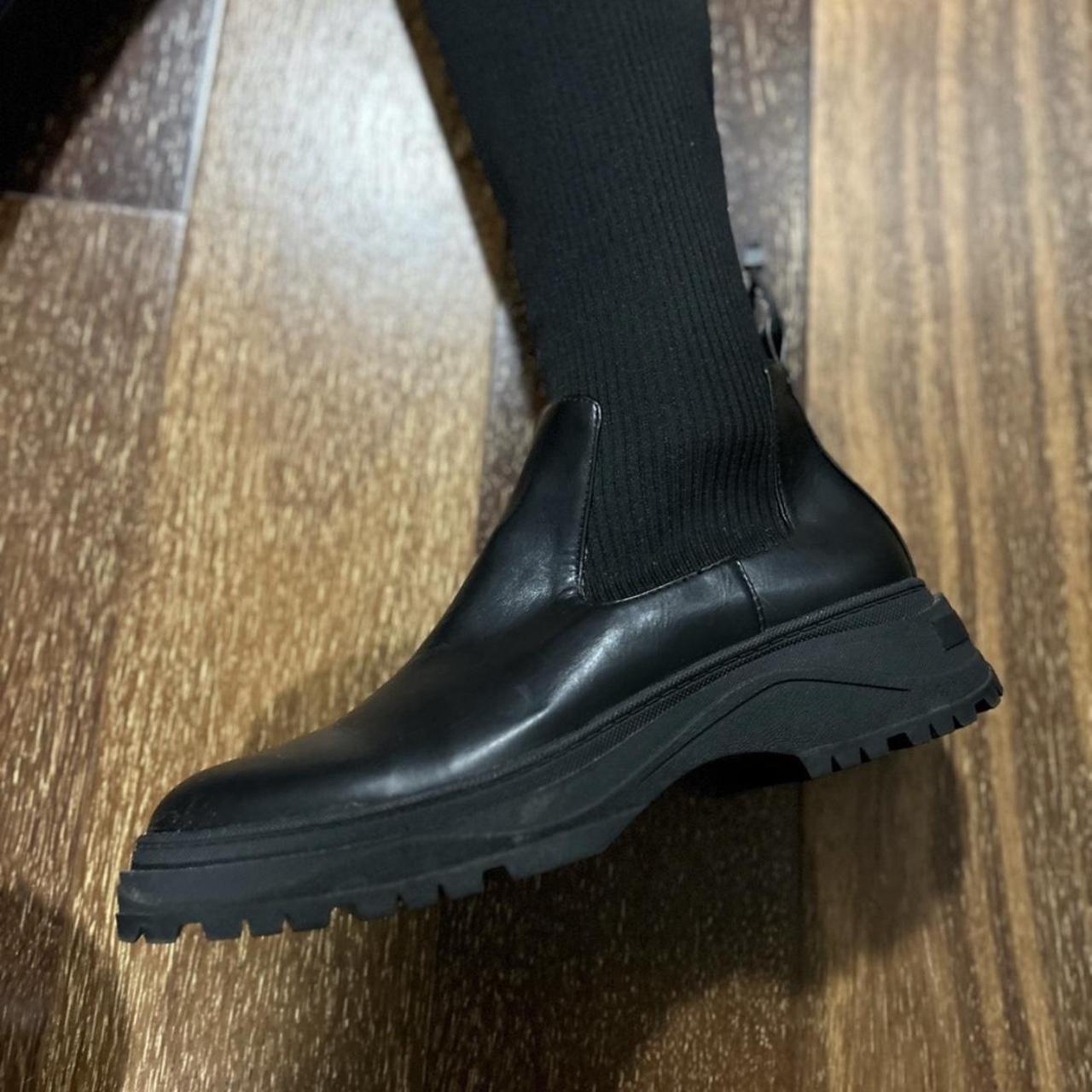 Zara Over the Knee Sock Boots size Depop