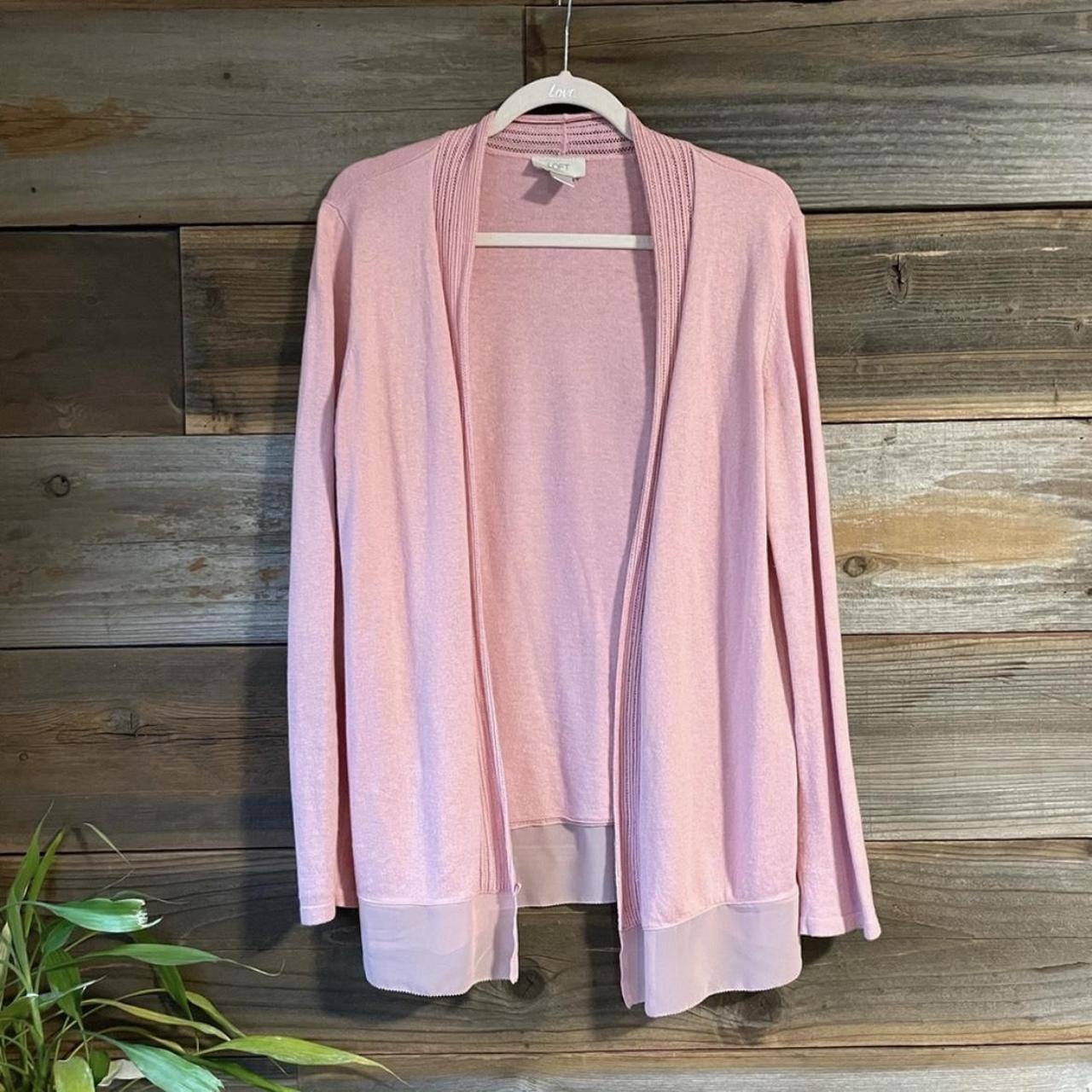 Loft pink cardigan hotsell