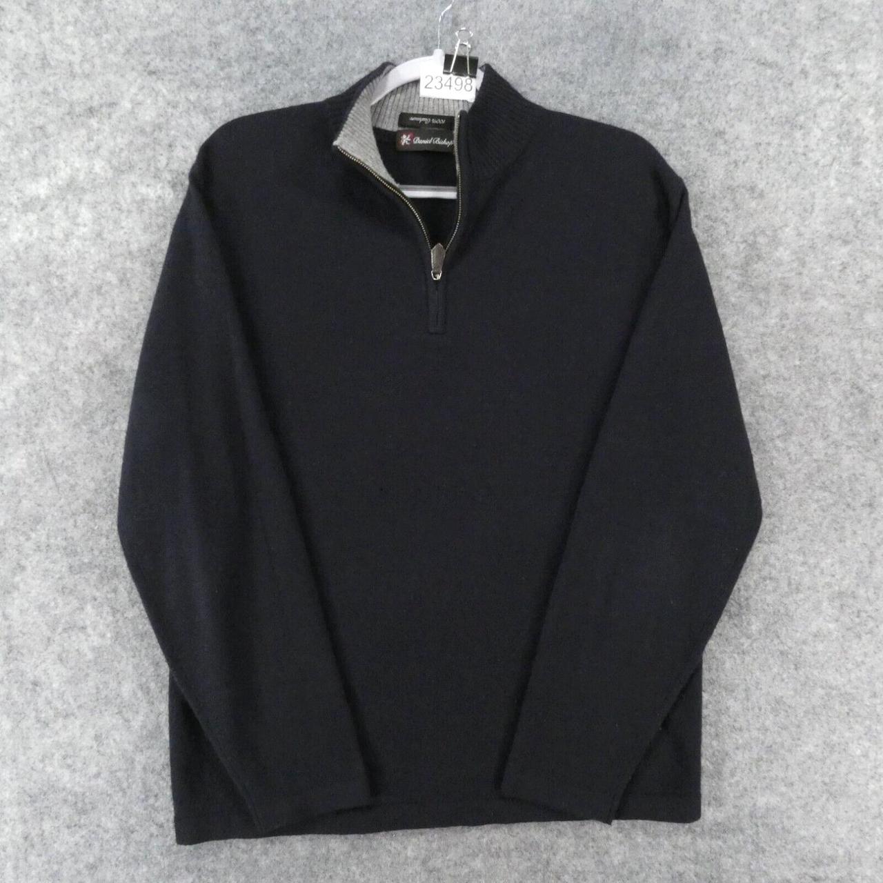 DANIEL BISHOP SWEATER MENS SMALL LONG SLEEVE NAVY