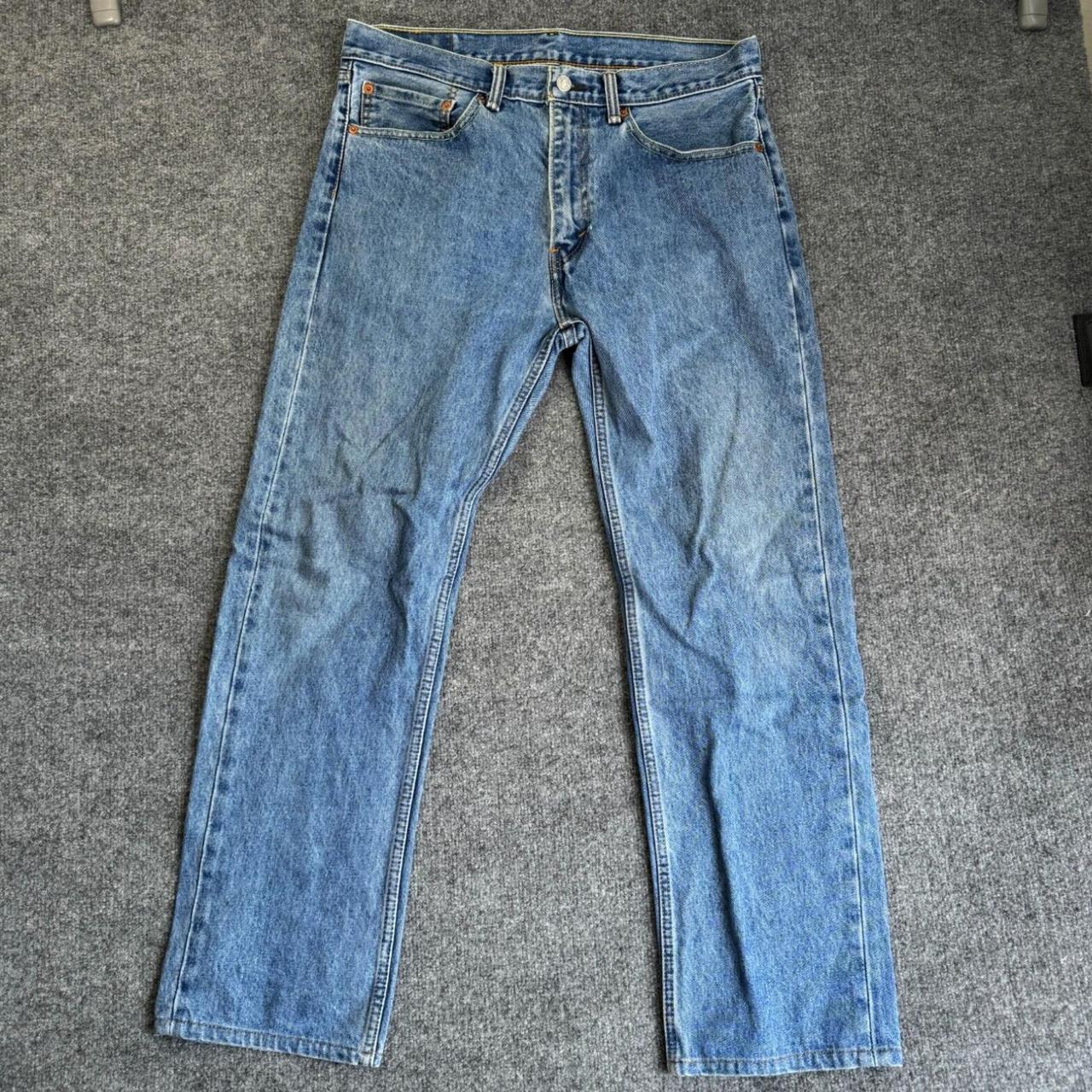 LEVIS 505 REGULAR FIT MEN S JEANS SIZE 35 X 32