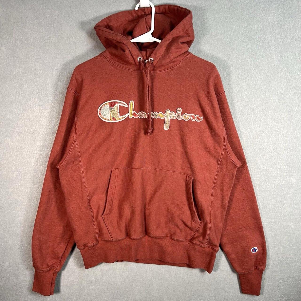 Chenille champion hoodie hotsell