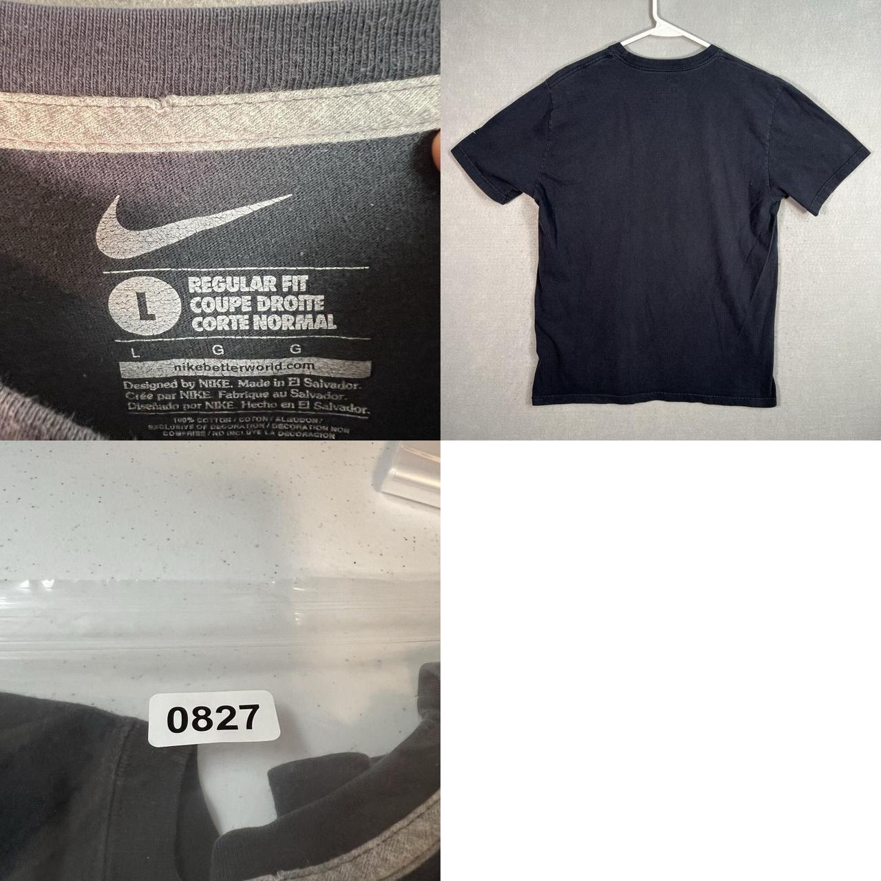 BLACK ATHLETIC NIKE MENS REGULAR FIT BASKETBALL TEE. Depop