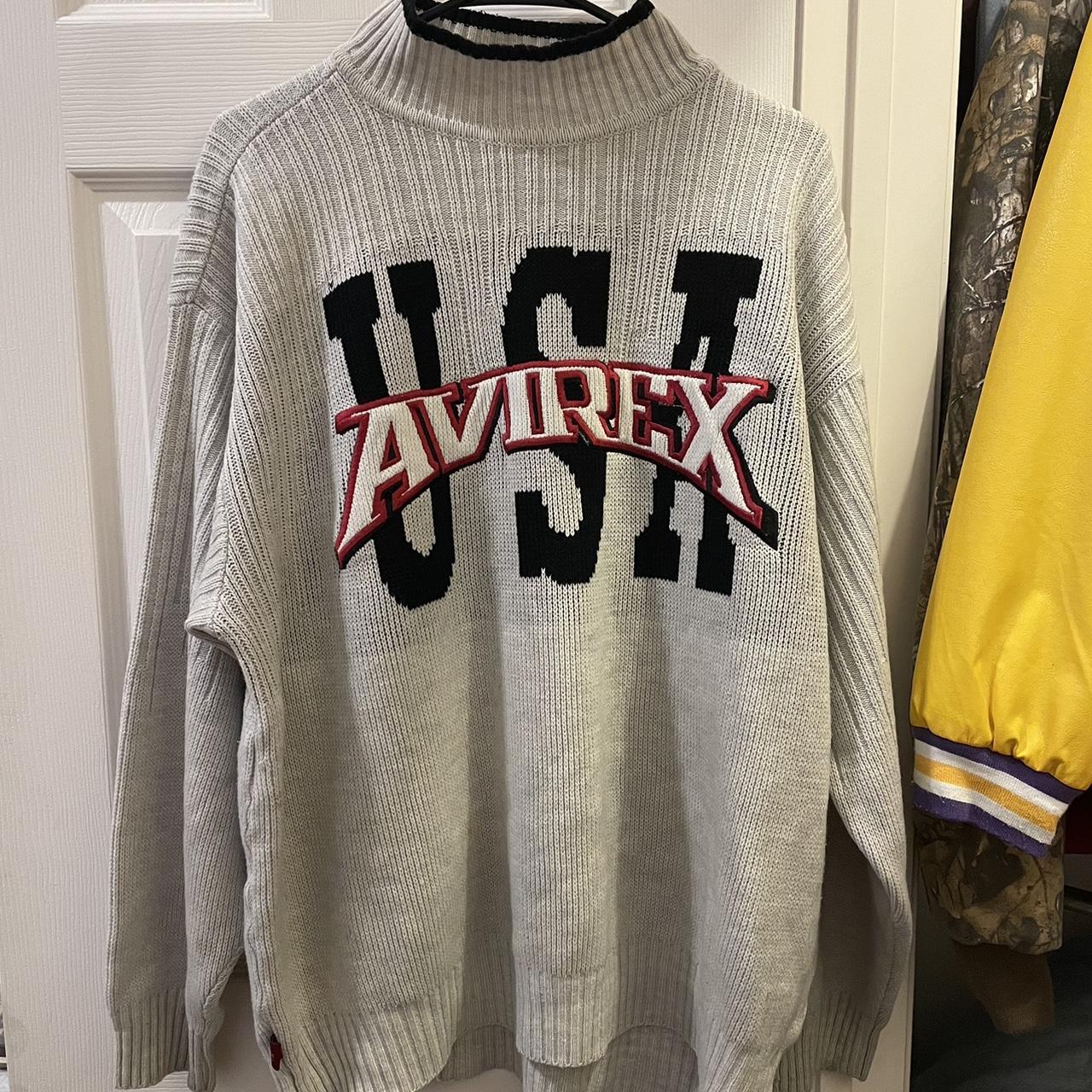 Avirex USA knit Sweater y2k Size 2XL avirex knit