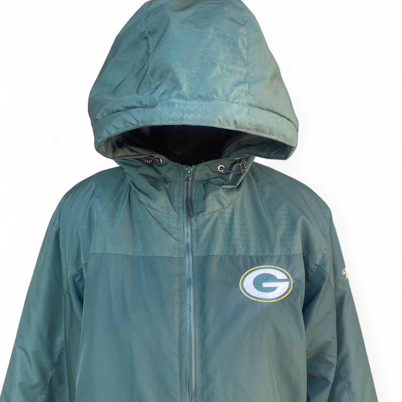 Champion Men's Windbreaker Jacket - Green/Blue - … - image 4