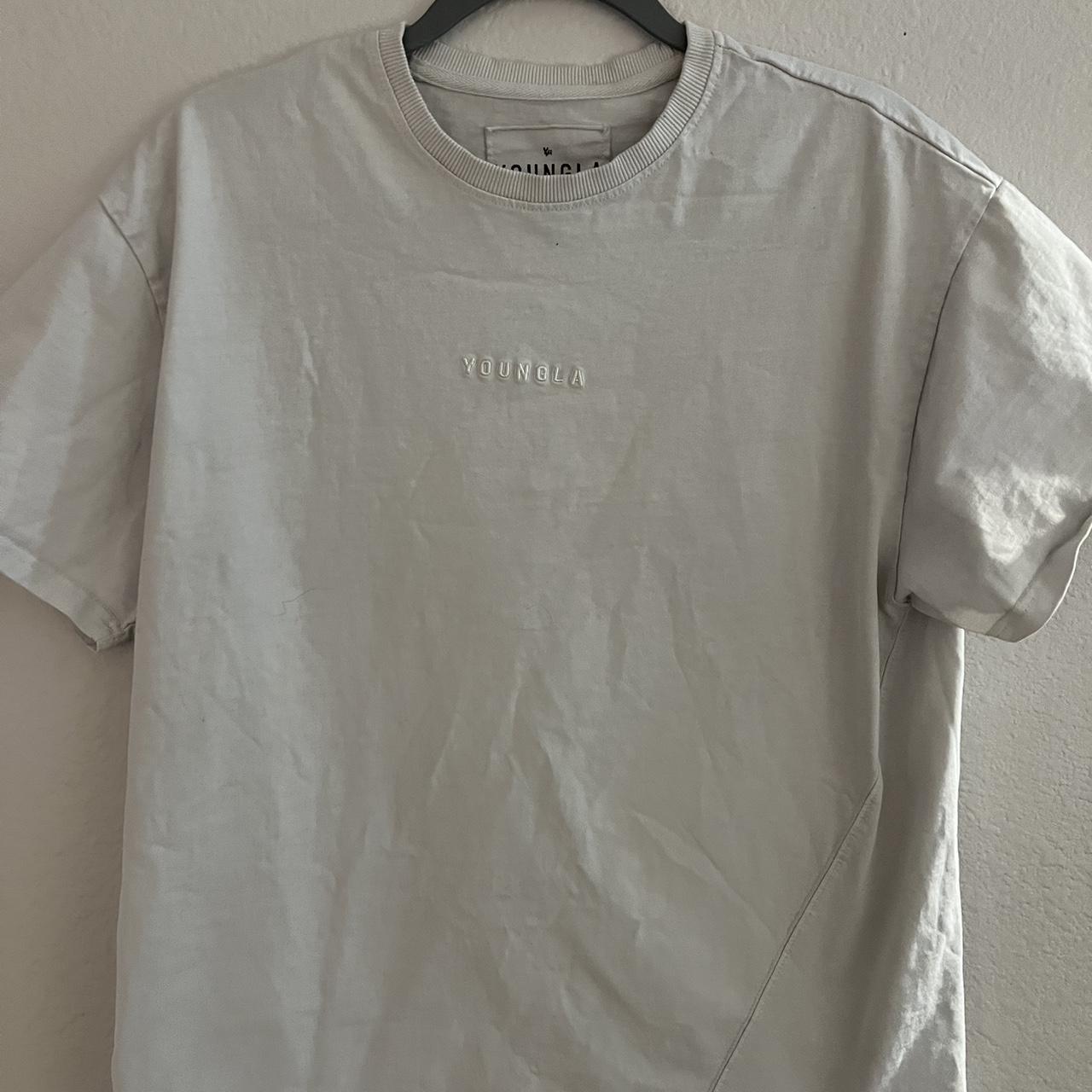 YoungLA Logo Tee Shirt looks a lot better and more... - Depop