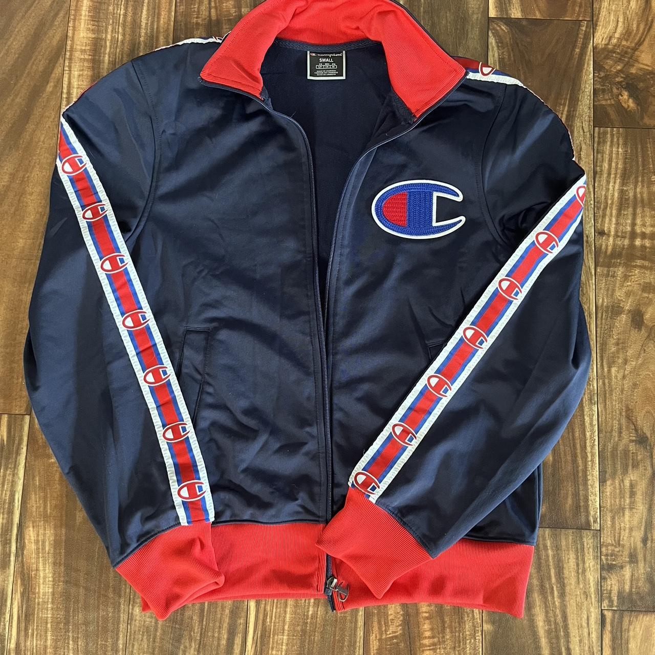 Red champion sweatsuit on sale