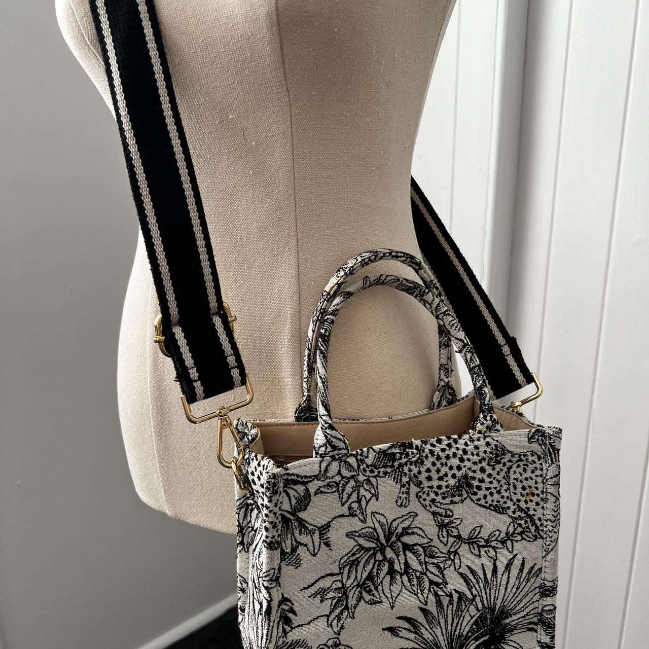 H&M Animal Print Crossbody Bag (with black and Depop