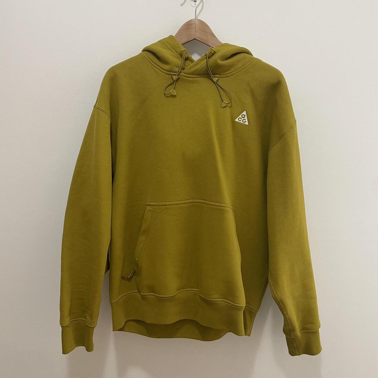 nike acg yellow hoodie