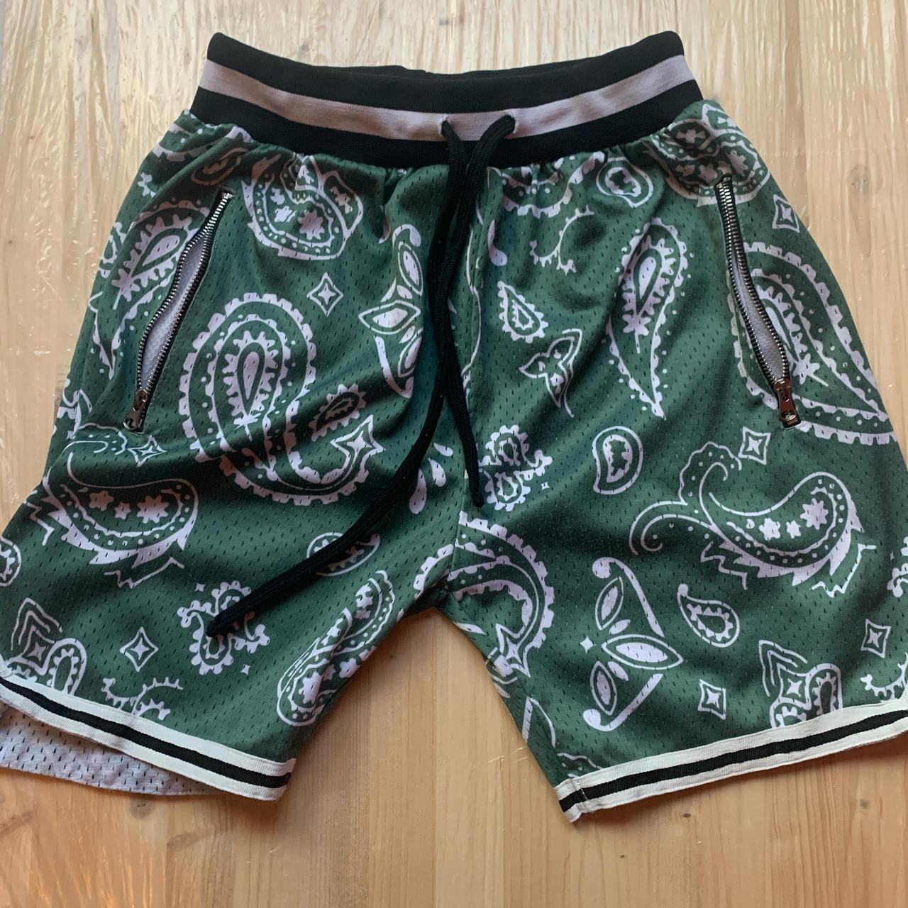 Custom Hooper Mesh Shorts - size M, Brandon Thorne - Depop