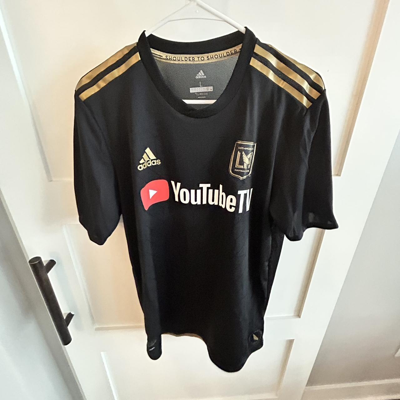 Adidas LA Galaxy black and gold jersey