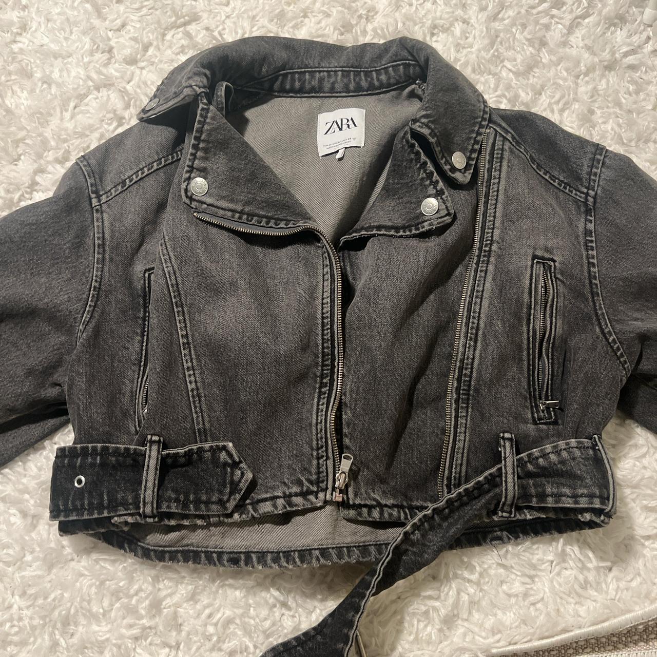 Denim Coats Grey Cropped Denim Jacket Womens In Reverse Cropped Stretch  Denim Jacket Grey/combo Fashion Nova