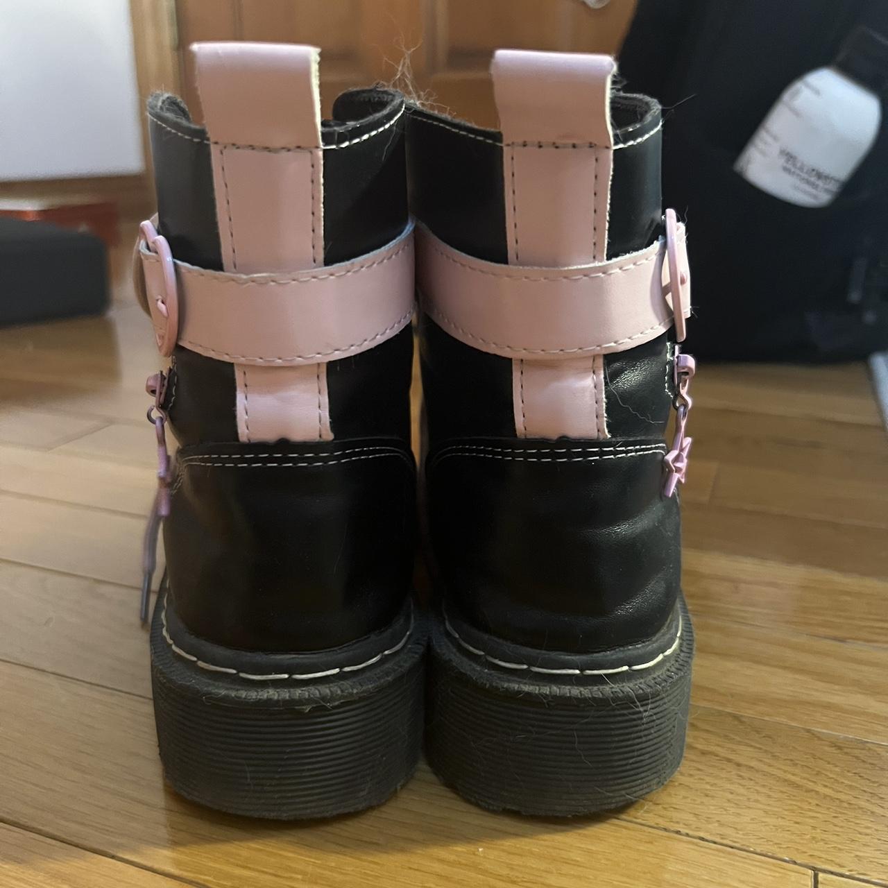 Pink platform boots!! From Temu, need to get rid of... Depop