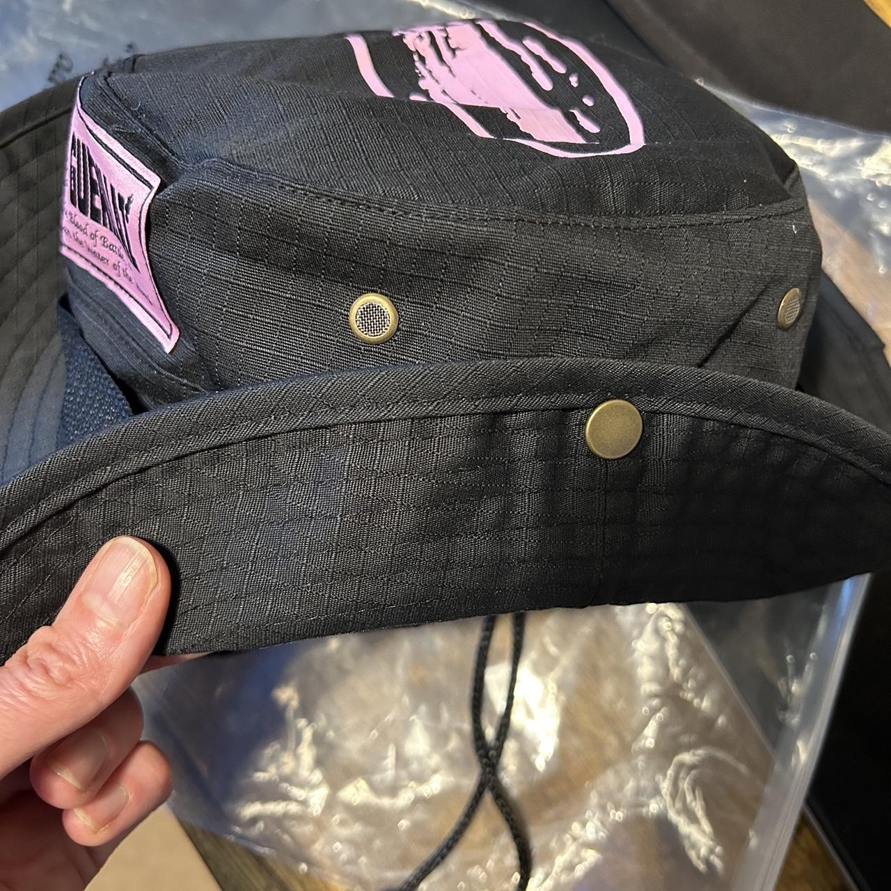 Corteiz guerillaz black and pink bucket hat Never | Depop