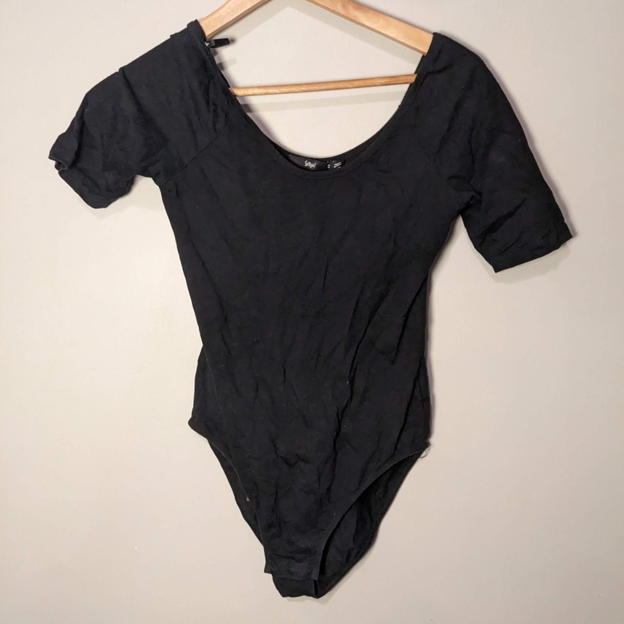 Small SportsGirl Bodysuit Black Depop