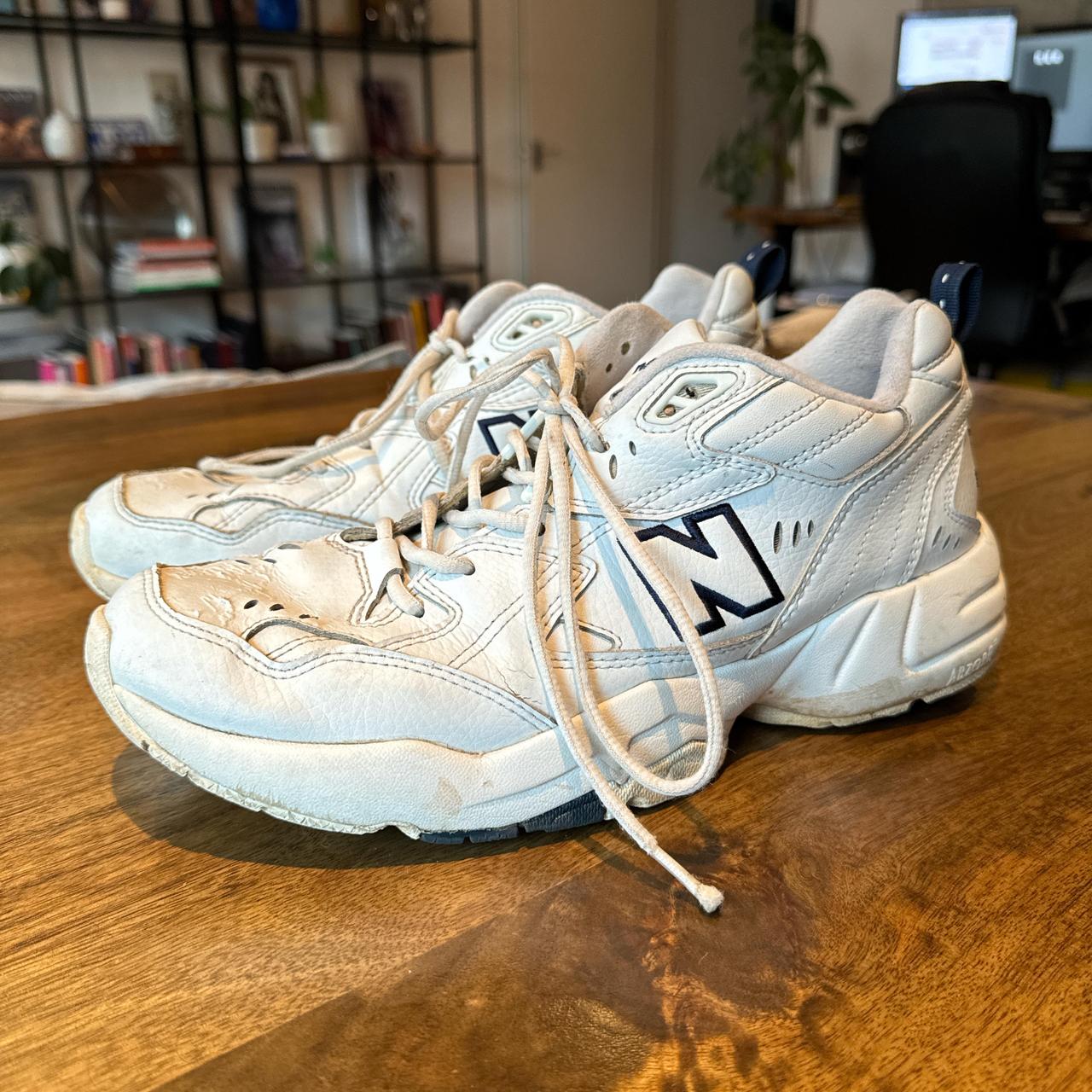 Dad white new balance online