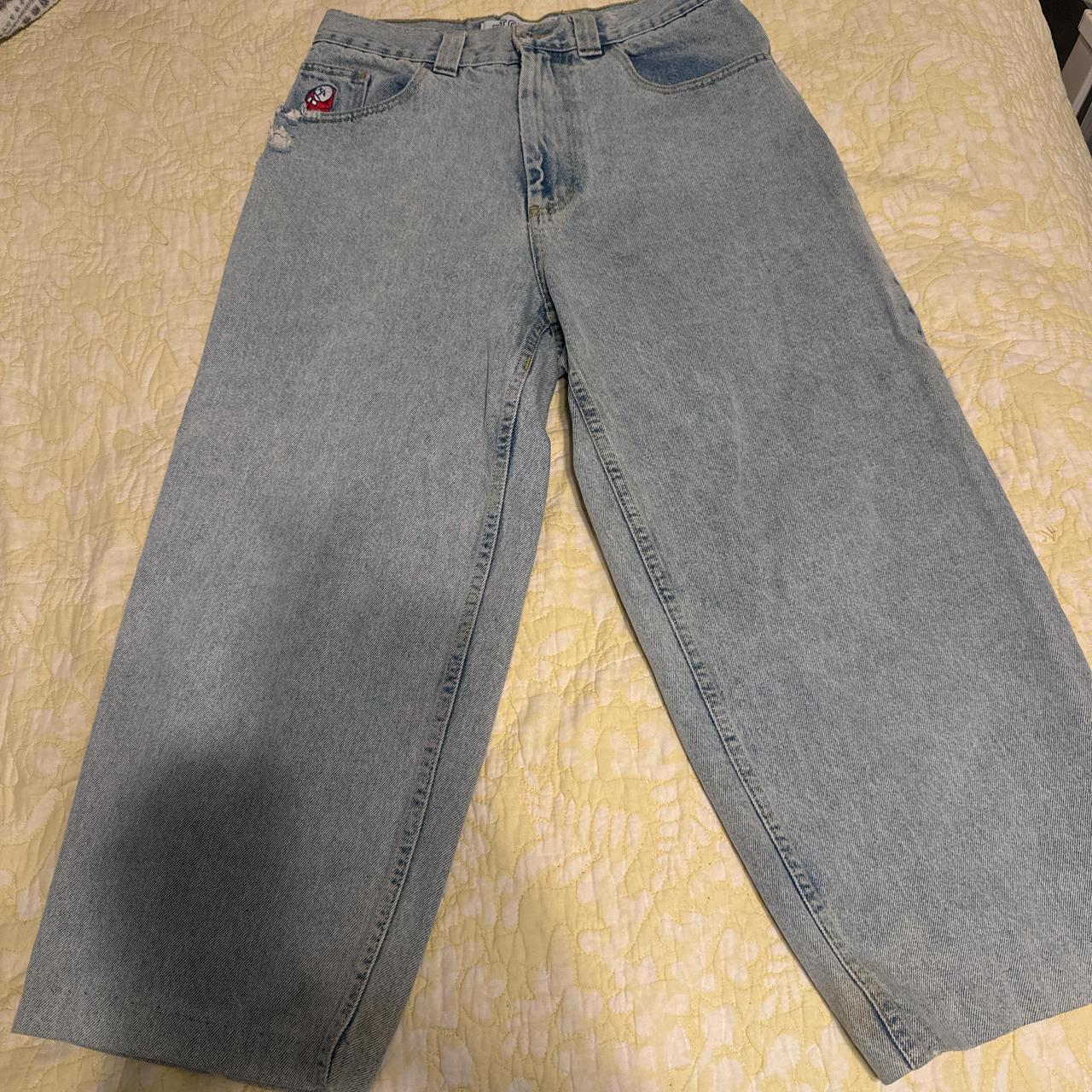 Light blue polar big boy jeans, Size S, 32/30 *HEMMED...