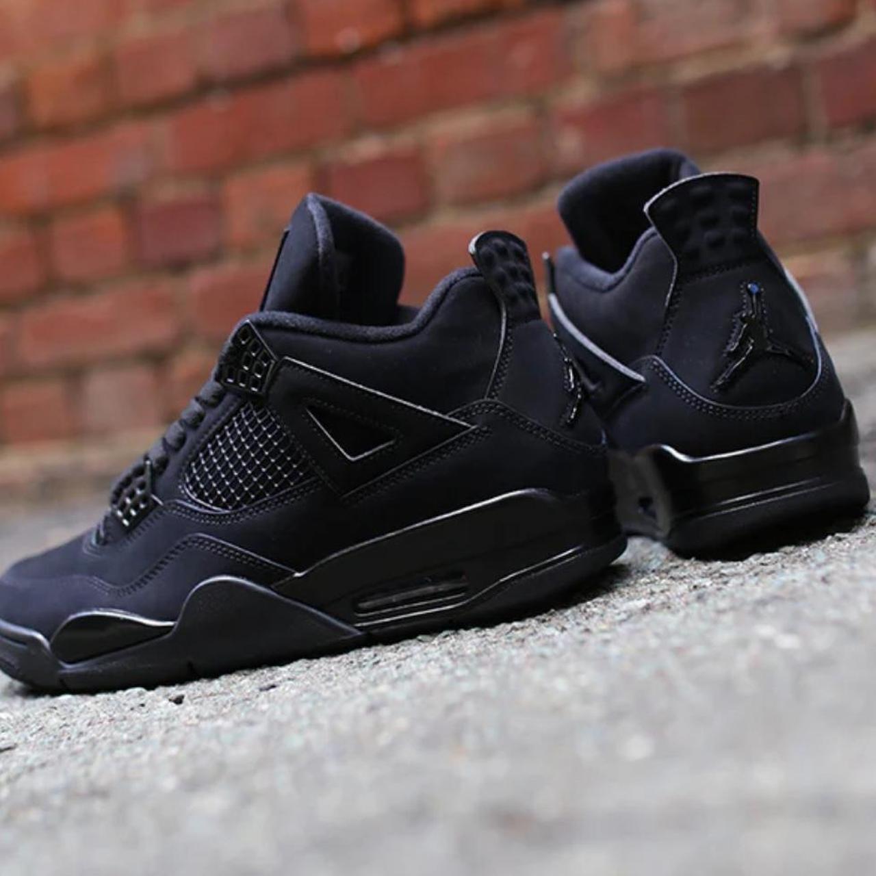 Jordan 4 black cats - Depop