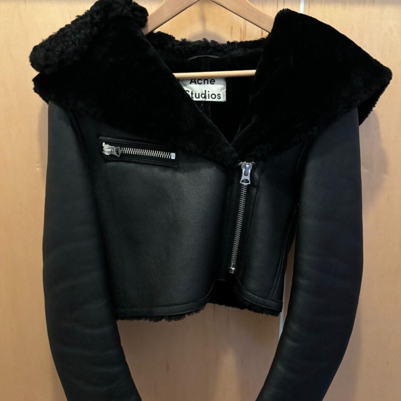 Acne studios-leather-jacket - Depop