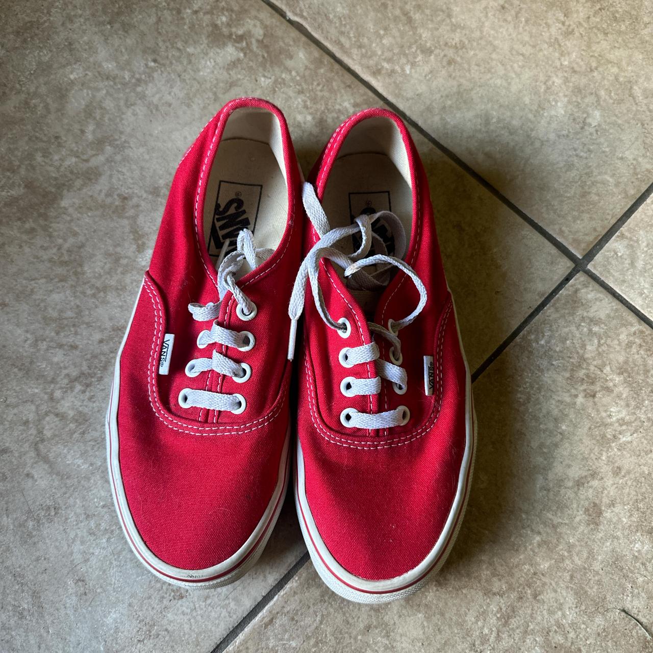 All red vans 6c hotsell